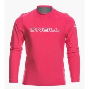 O'Neill Youth Basic Skins Performance Slim Fit Crewneck Rashguard sz 10